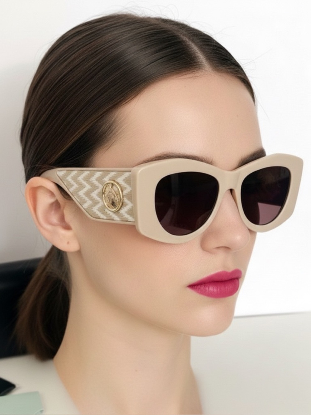 LANVIN Mother & Child 52mm
Rectangular Sunglasses